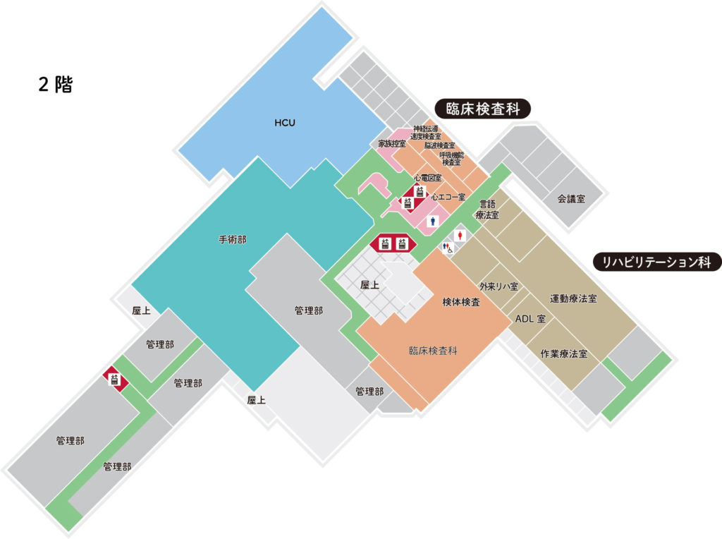 2階フロアマップ